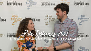 Prix Epicures 2021 : Chercheurs d'or vert élu meilleur site e-commerce ! 🎉