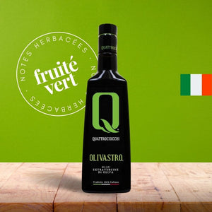 Moulin Quattrociocchi, Italie, Fruité vert 500 ml Huile d'olive vierge extra "Olivastro"