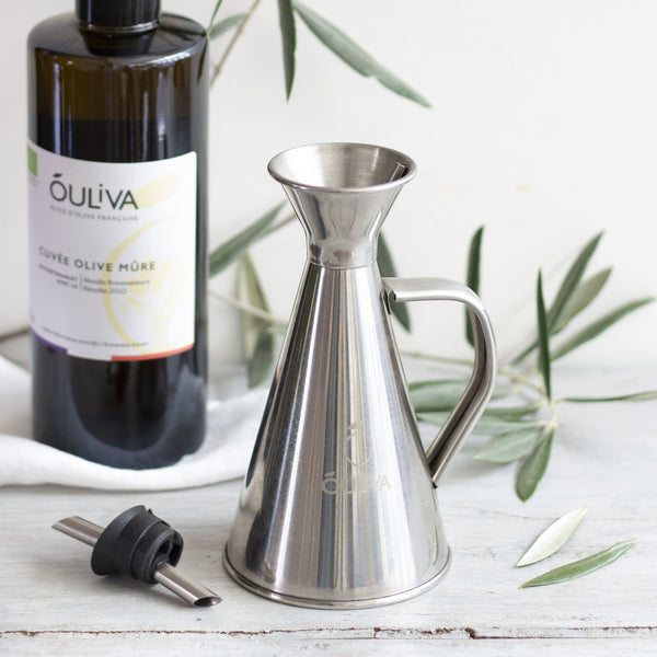 Huilier Inox 250ml – Bec Verseur Anti-Goutte