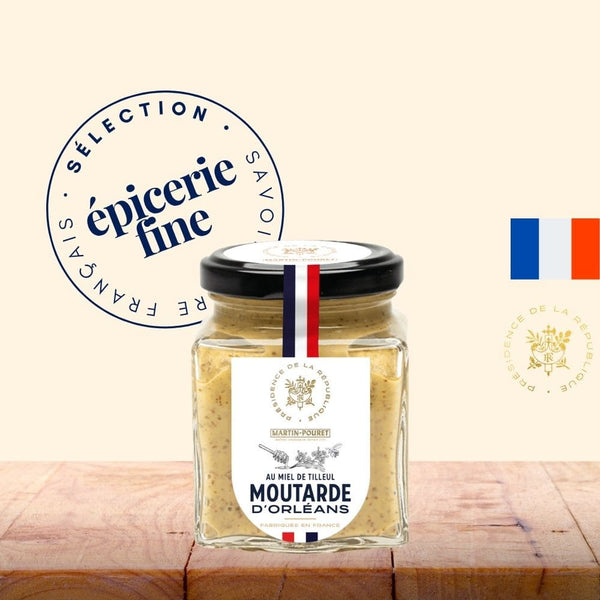 Moutarde d'Orléans au miel de tilleul - Martin Pouret - 200g
