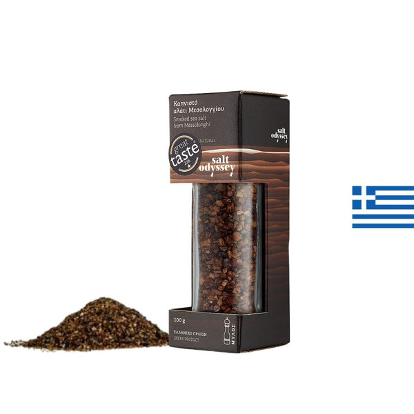 Sel de mer fumé au bois de hêtre - Salt Odissey - 150g