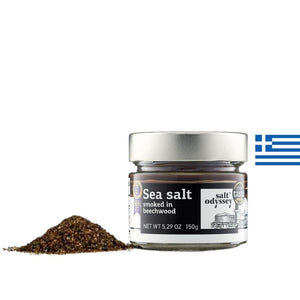 Salt Odissey Épicerie fine Sel de mer fumé au bois de hêtre - 150g