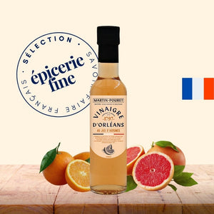 vinaigre de vin blanc à l'ancienne martin pouret aux agrumes