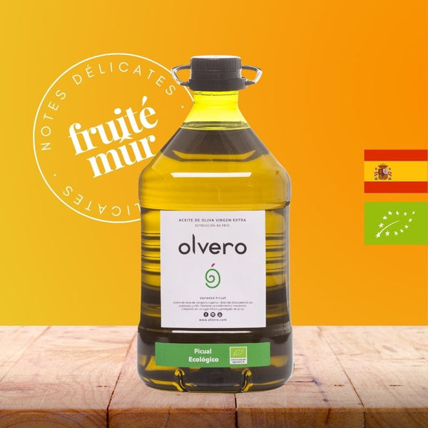 Huile d'olive vierge extra Olvero - Récolte tardive - 100% Picual BIO