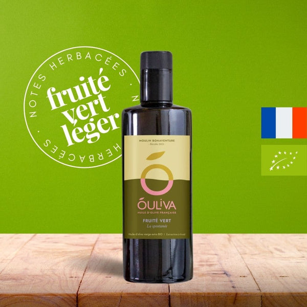 Huile d'olive vierge extra BIO Fruité vert - Ouliva 50CL