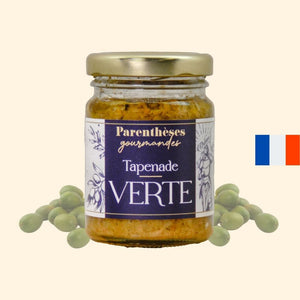 Tapenade verte 80g  - Parenthèses Gourmandes - Origine France, epicerie fine, tartinable, apéro, aperitif