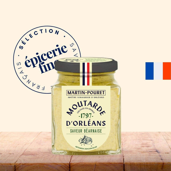 Martin-Pouret Épicerie fine 200 gr Moutarde d'Orléans saveur Béarnaise