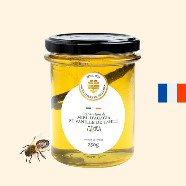 Miel d'acacia & vanille de Tahiti - 250g